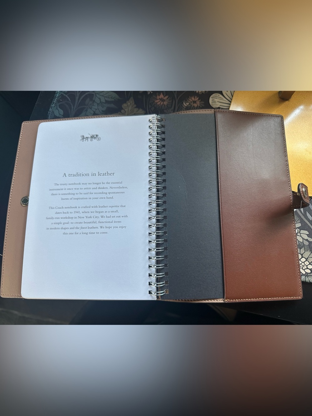 Coach Notebook In Signature Canvas - Picture 10 of 11